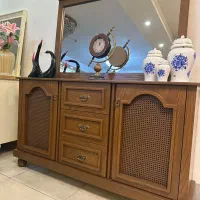 میز تلویزیون و آینه کنسول مدل آرتمیس