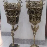 دکوری برنجی سطل ودستمال