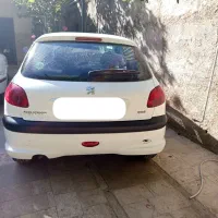 206 سفید مدل 99 بی رنگ در حد صفر