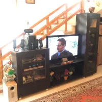 ست کامل میز تلویزیون ساخت ترکیه، رنگ ونگه