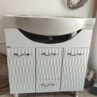 روشویی به همراه کابینت PVC