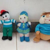 سه عدد عروسک تازه