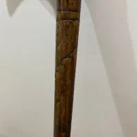 دو عدد عصای چوبی