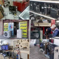کولرگازی ابسردکن یخچال فریزر ساید پکیج