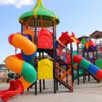 تجهیزات پارکی شهرداری مجموعه مبلمان فضای بازسرسره۳