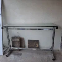 میز پیشخوان شیشه ای رگال خور