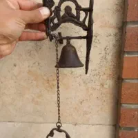 زنگوله دیواری برنجی قدیمی