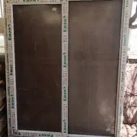 دو عدد پنجره یو پی وی سی کشویی و پارتیشن