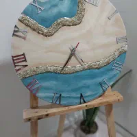 ساعت دیوار رزینی