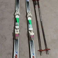 چوب اسکی و باتوم و کفش