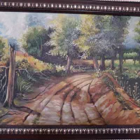 نقاشی رنگ روغن کار دست