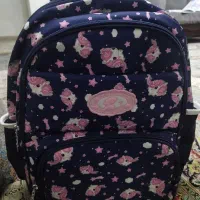 کوله پشتی مدرسه با جامدادی
