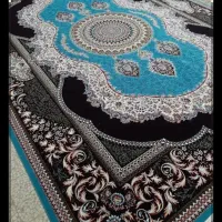 فرش کهربا فیروزه ای