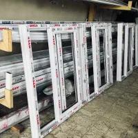 پنجره دوجداره upvc*** ساخت توری پلیسه