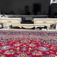 فروش میز تلویزیون چوبی با رنگ پلی اورتان