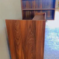 دکور پیشخون ۳ متری ام دی اف با سه تا باکس دیواری