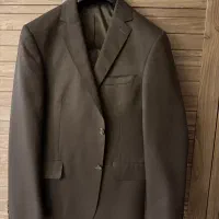 کت شلوار قهوه ای ۴۸
