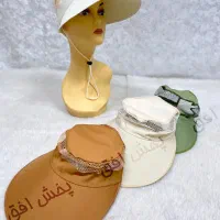 کلاه بغل تور نقاب پهن زیر سفید