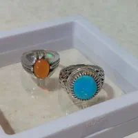 عقیق و فیروزه جفت ده تومن