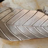 میوه خوری طرح برگ و پروانه آلمینیومی