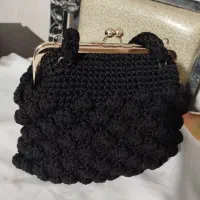 کیف دستی دست بافت نخه درجه یک