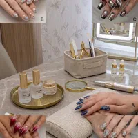کاشت ناخن، ترمیم، ژلیش، لمینت، مانیکور و پدیکور