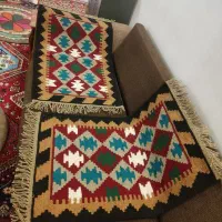 گلیم های دستبافت قشقایی جفتی ۲۴۰۰