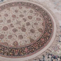 فرش دایره ای شکل ماشینی با قطر یک و نیم