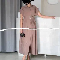 پیراهن سیلک مزون دوز