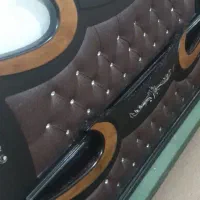 تخت خواب دونفره همراه تشک فنری