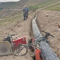 لوله کش جوشکار پلی اتیلن و کاروگیت