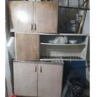 کابینت فلزی به همراه سینک