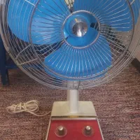 پنکه میتسوبیشی عتیقه ژاپنی فلزی/پنکه فلزی قدیمی