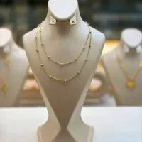 گردنبند زنجیر البرنادو طلای ۱۸ عیار