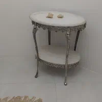 میز آینه و شمعدان