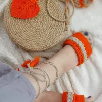 کیفهای بافتنی مربعی