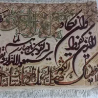تابلو فرش ون یکاد دستباف گل ابریشم
