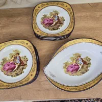 سرویس چینی پردیس بشقاب و دیس تک خورشت خوری