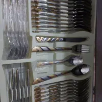سرویس ۲۴ نفره قاشق وچنگال uniqueاصلی اصلی اکبند