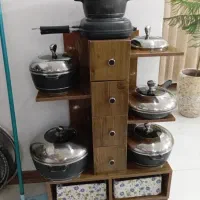 جا قابلمه و سیب زمینی و پیاز
