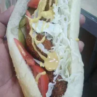 ساندویچ فلافل دستی