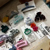 کلیپس،کش،تل وارداتی و جنس عالی،گوشواره کلیپسی کودک