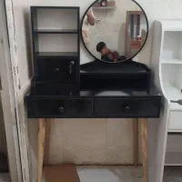میز آرایش مشکی آینه کنسول