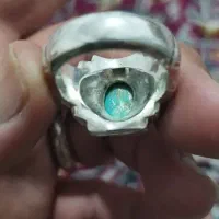 انگشتره فیروزه محک نیشابور کار استاد رحیم طهران