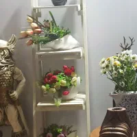 فروش گل و گلدان های سرامیکی با گل‌های طبیعی و مصنو