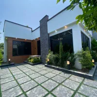 باغچه مدرن190زمین/100بنا/دوخوابه/شهرک بنفشه