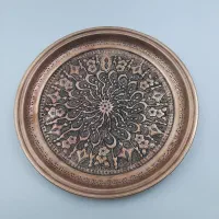 دیوارکوب مسی قلمزنی شده کاردست