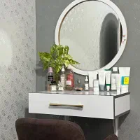 میز آینه ، صندلی شیک و زیبا