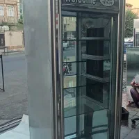 یخچال تمام استیل دودرب دوطرف نما سالم