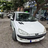 پژو ۲۰۶ تیپ ۲ موتور TU3 سفید 1396
